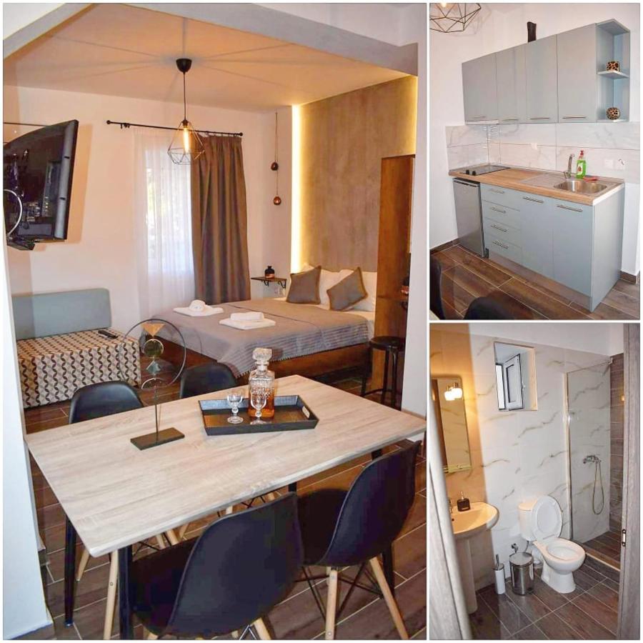Aigli Luxury Studios Nea Roda Bagian luar foto