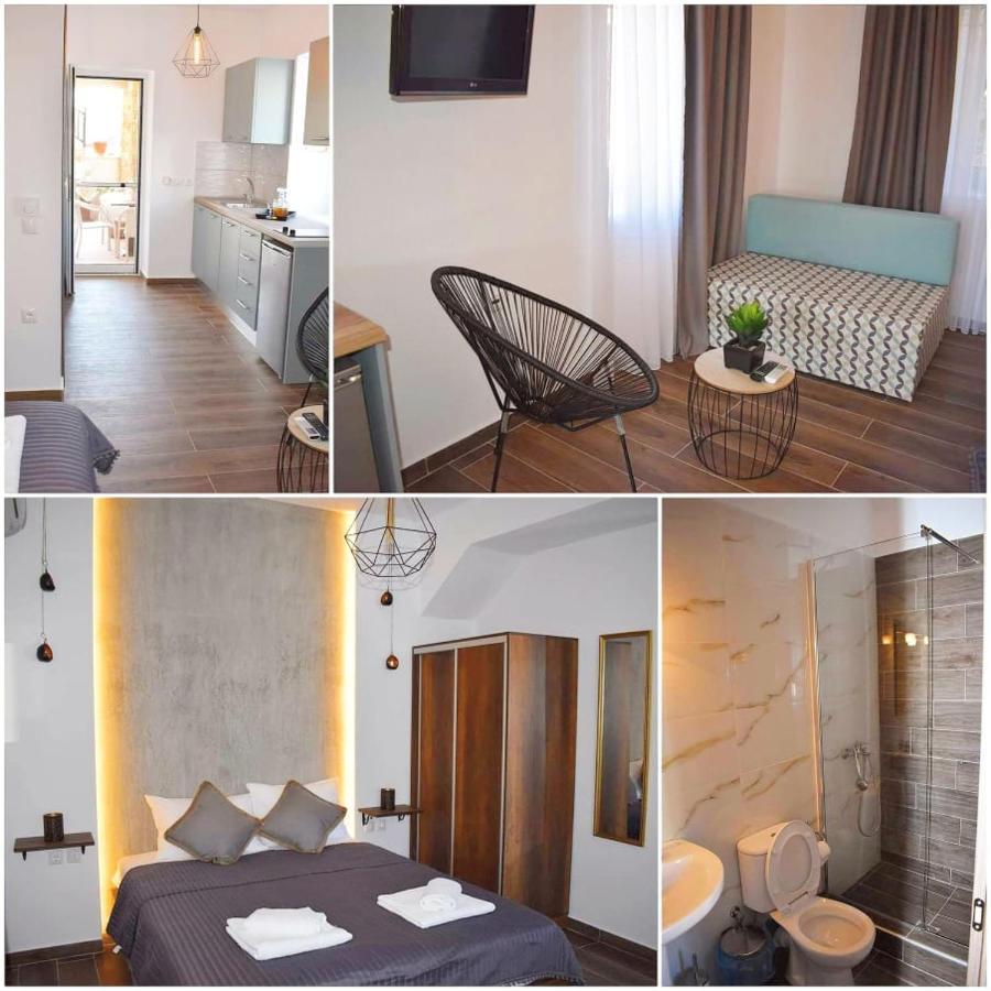 Aigli Luxury Studios Nea Roda Bagian luar foto